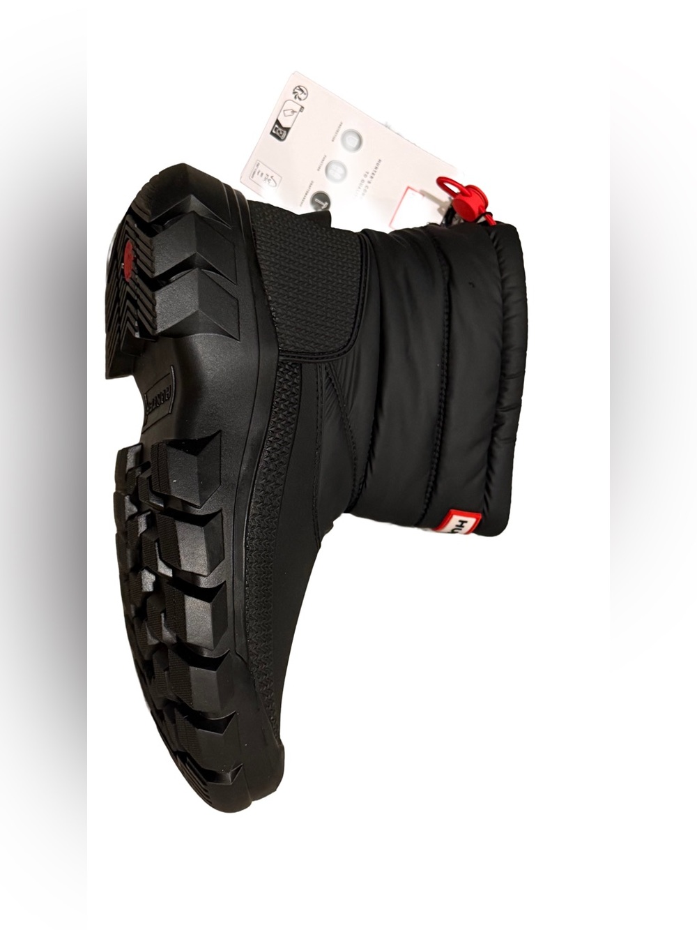 NWT Hunter Women's Intrepid Short Snow Boot
Black/Red, Size US 7 - Picture 12 of 15